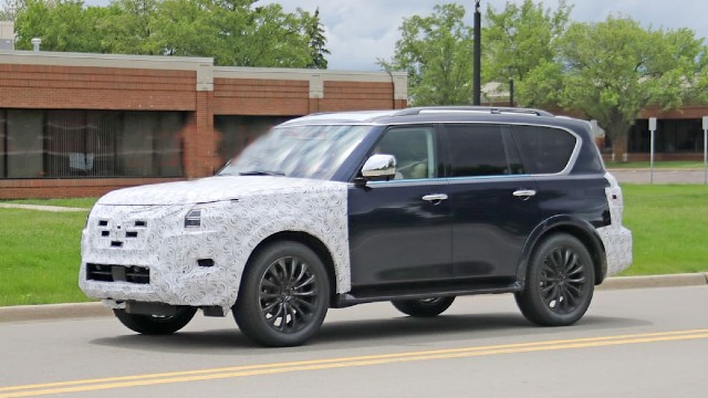2021 Nissan Armada Spied With Mid-Cycle Updates New