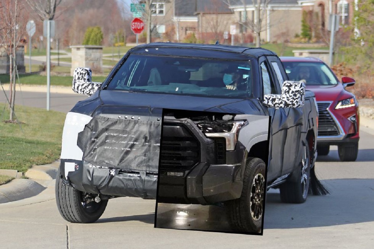 2022 Toyota Tundra Spotted Testing Heavily Camouflaged