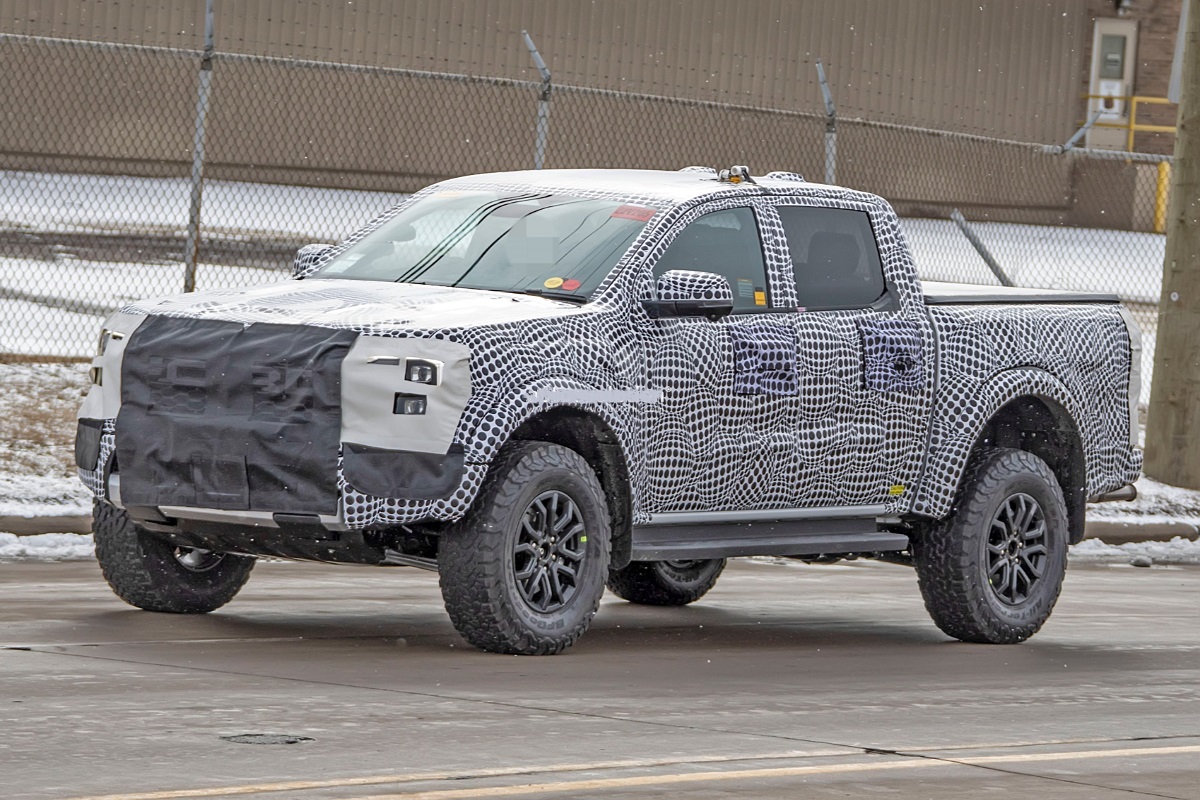 2023 Ford Ranger Raptor Spied Testing With Mild Changes