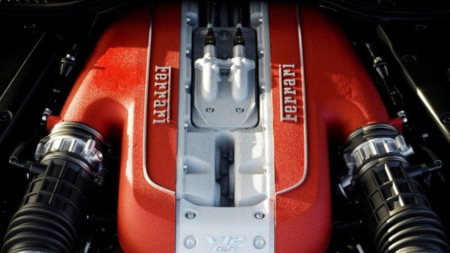 2023 Ferrari Purosangue engine