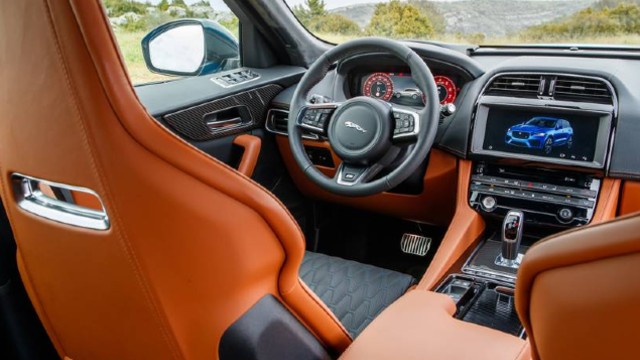 2023 Jaguar F-Pace SVR interior