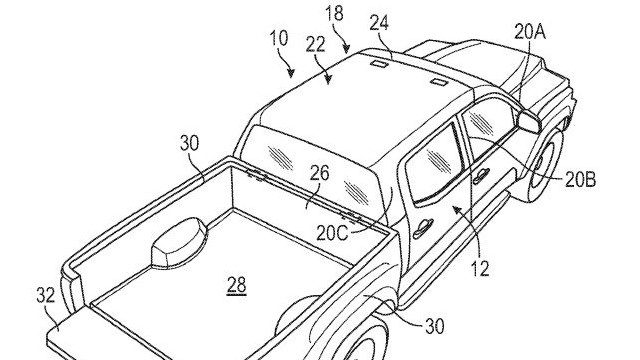 Ford Bronco Convertible patent